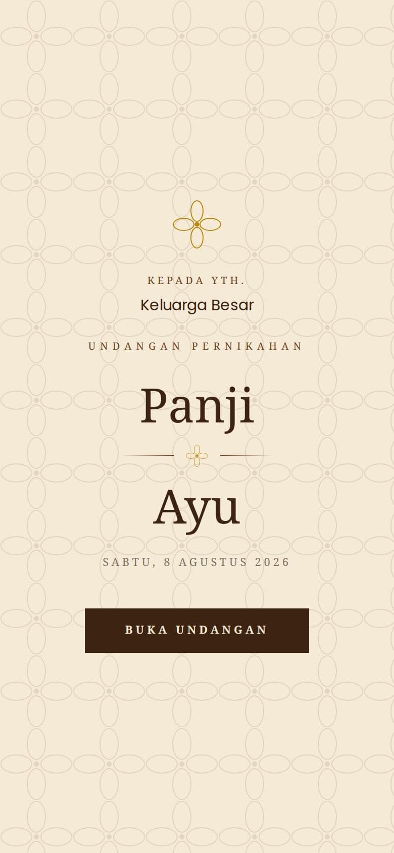 Sampul Batik Kawung