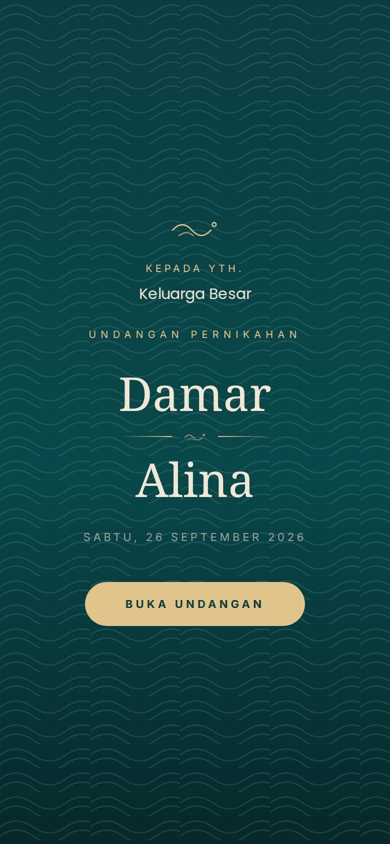 Sampul Teal Ombak
